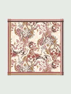 Scialle in misto seta - TERRACOTTA