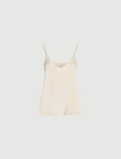 Slip top in satin - CIPRIA