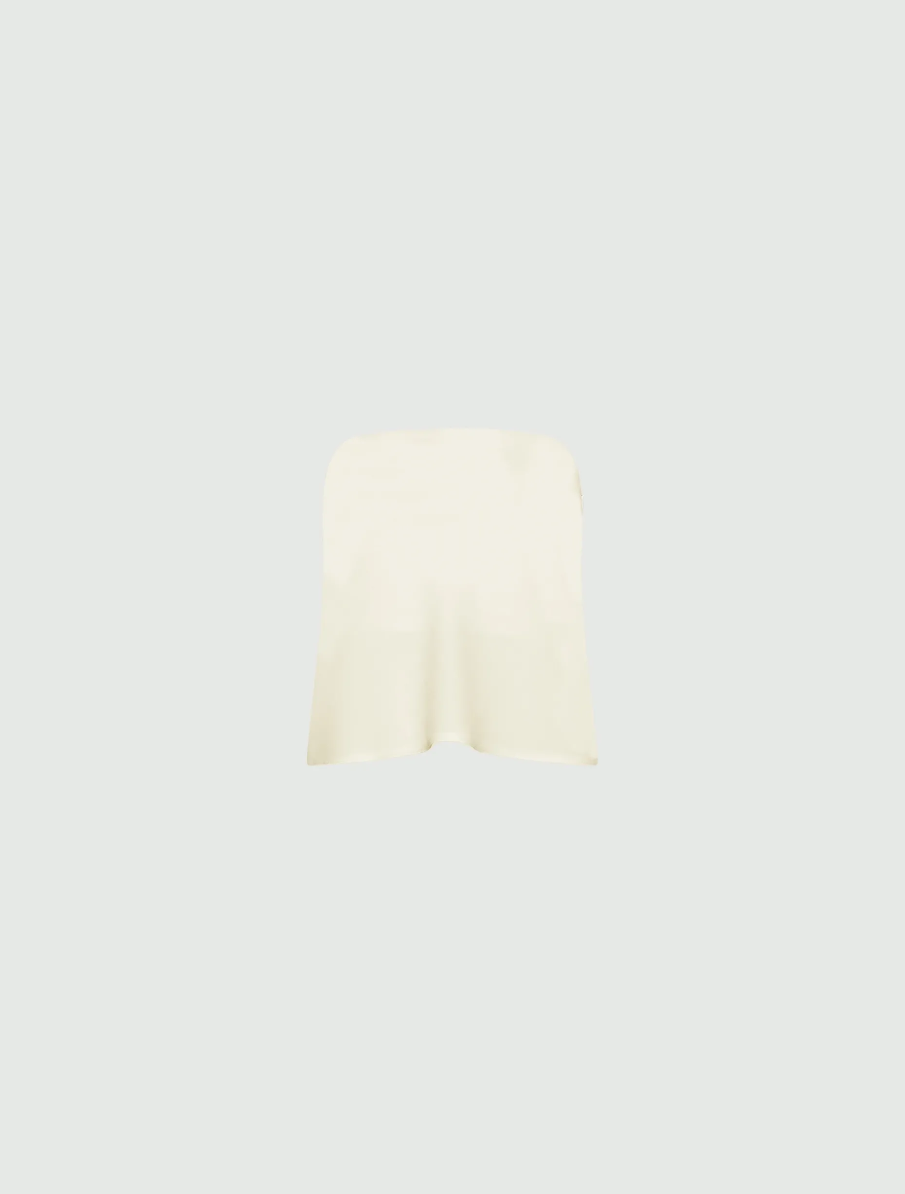 Top bustier in envers satin - BIANCO LANA