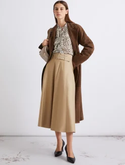 Trench in camoscio - MARRONE