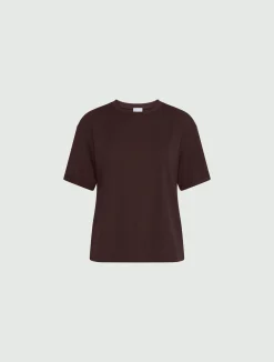 T-shirt boxy - CIOCCOLATO