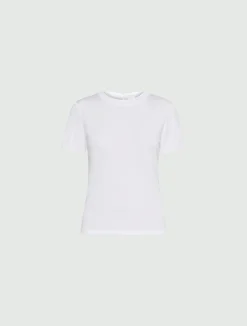 T-shirt in jersey di viscosa - BIANCO