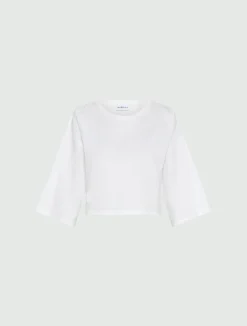T-shirt in jersey mercerizzato - BIANCO OTTICO