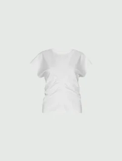 T-shirt in jersey punto Milano - BIANCO